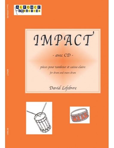 Impact vol.1 (avec CD) pour Tambour | LEFEBVRE D.