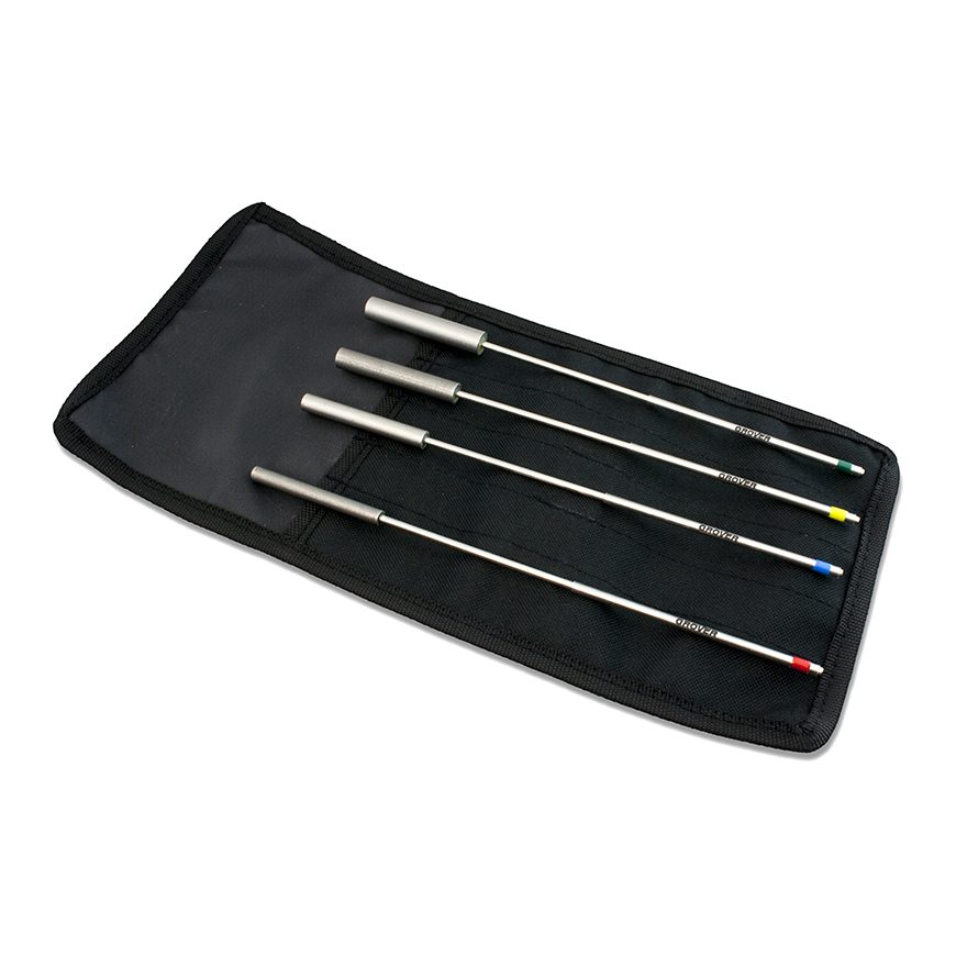 Pack Standard 4 battes de triangle Tubular GROVER – acier inoxydable