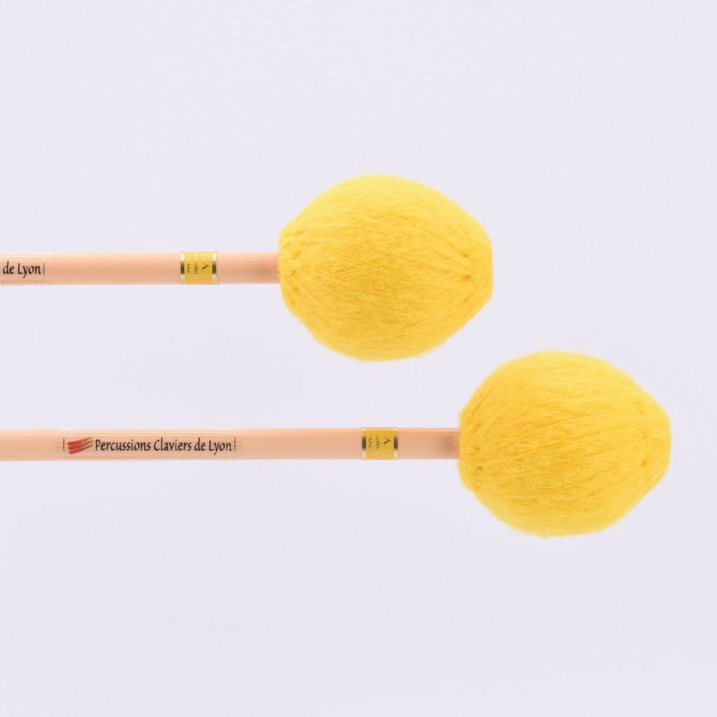 Marimba Mallets BASS Signature Percussions Claviers de Lyon - 02 Very Soft - quite heavy
