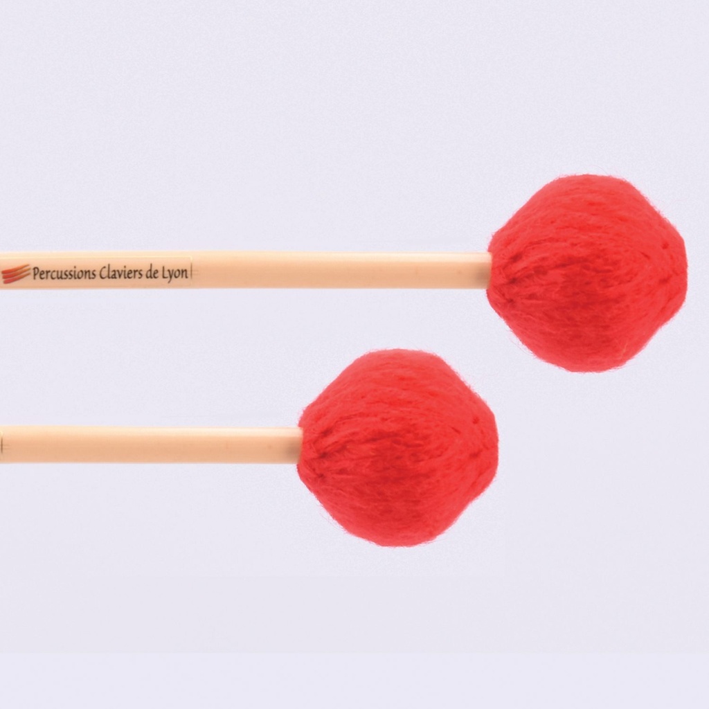 Baguettes Marimba BASSE Signature Percussions Claviers de Lyon - 03 Doux - assez lourd