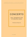 Concerto pour vibraphone solo et réduction piano | SEJOURNE E.