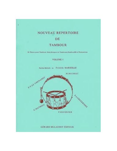 Nouveau répertoire du tambour Vol.1 | Collectif