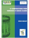 12 compositions pour tambour et caisse-claire | GUILLOT R.