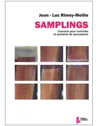 [FD0777] SAMPLINGS – Concerto pour marimba et quintette de percussions | RIMEY-MEILLE J-L.