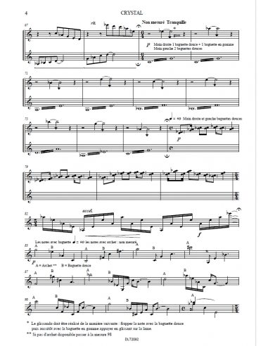 [DLT2082] Crystal forvibraphone | CHAMOUARD P.
