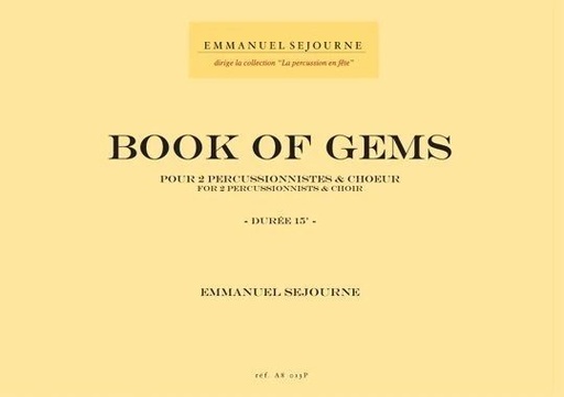 [A8013P] Book of gems | SEJOURNE E.