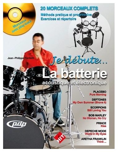 [HIT73018] Je débute la batterie (avec CD) | FANFANT J-P.