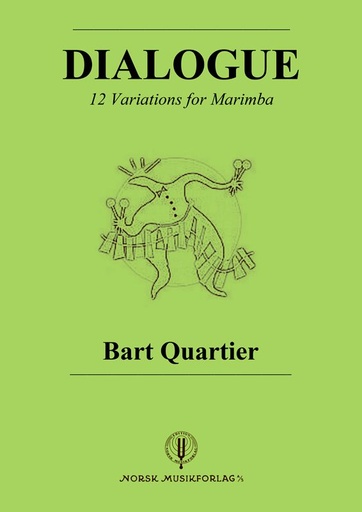 [Dialogue9790065163253] Dialogue – 12 variations for marimba | QUARTIER B.