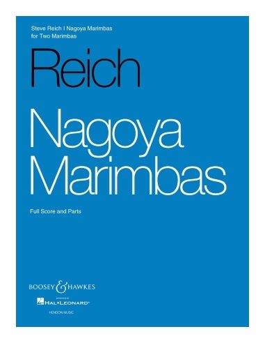 [HL48002554] Nagoya Marimbas, for two marimbas, full score and parts | REICH Steve