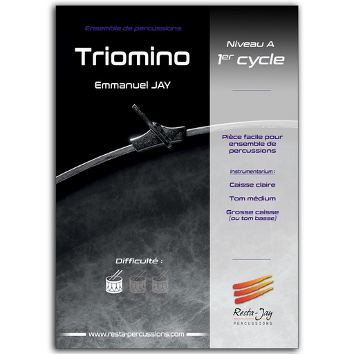 [EJ030C] Triomino - Trio de Percussion | JAY E.