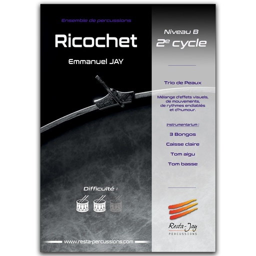 [EJ021] Ricochet - Trio de percussions | JAY E.