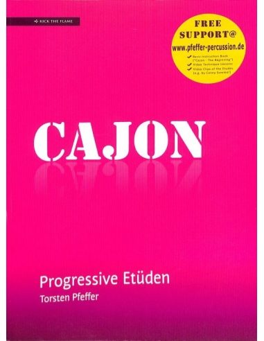 [BOE7519] Cajon, progressive Etüden | VERSION ANGLAISE/ALLEMANDE | PFEFFER T.